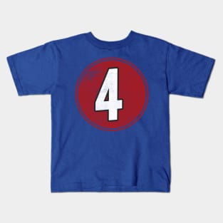 Number Four 4 Kids T-Shirt